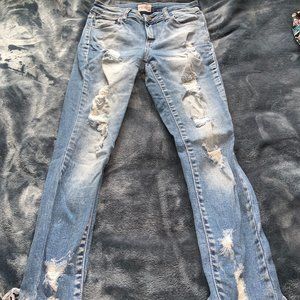 Cello Distressed Skinny Jeans